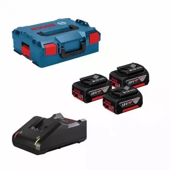 Skrutkovač BOSCH AKUMULÁTOROVÝ 18V 5,0Ah x3 +NABÍJAČKA GAL 18V-40 +LB 0615990L3T OEM