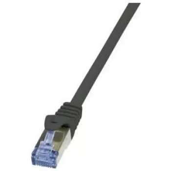 Sieťový kábel LogiLink Cat6a S/FTP RJ-45 3 m čierny