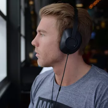 Koss Corp. Europe headset káblový s hlavovým mostom hovory/hudba čierna