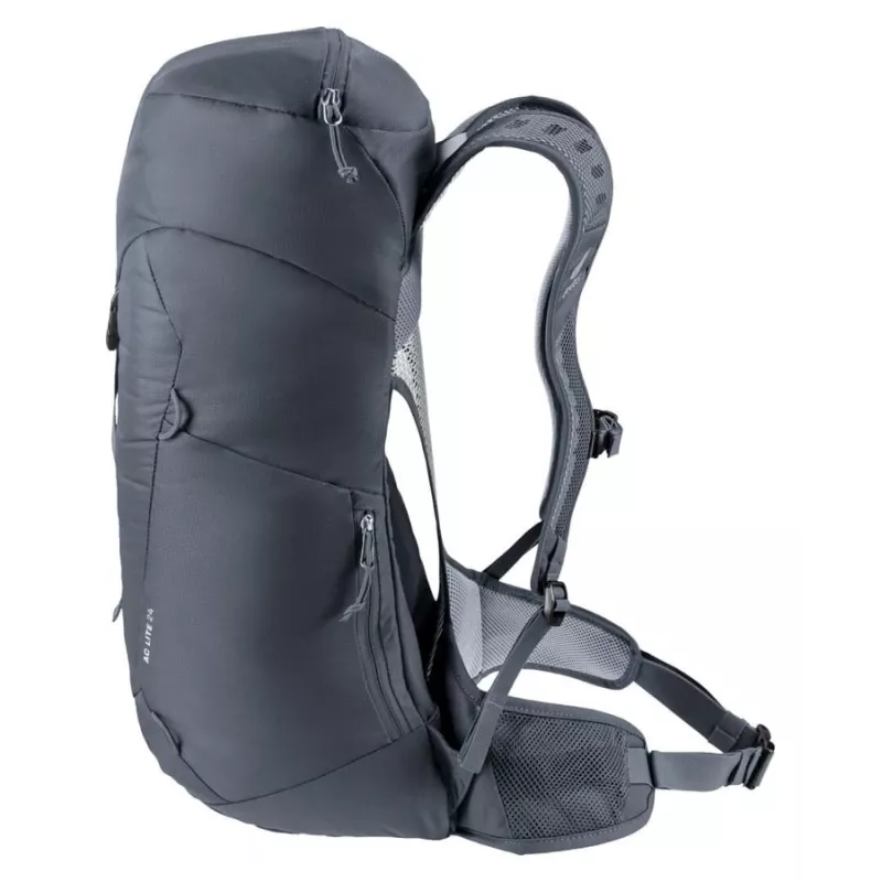 Deuter AC Lite 24 turistický batoh, 24 L, čierny