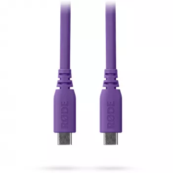 Rode SC27-PU USB-C na USB-C kábel USB 3.2 Gen1, fialový (2 m, PD)
