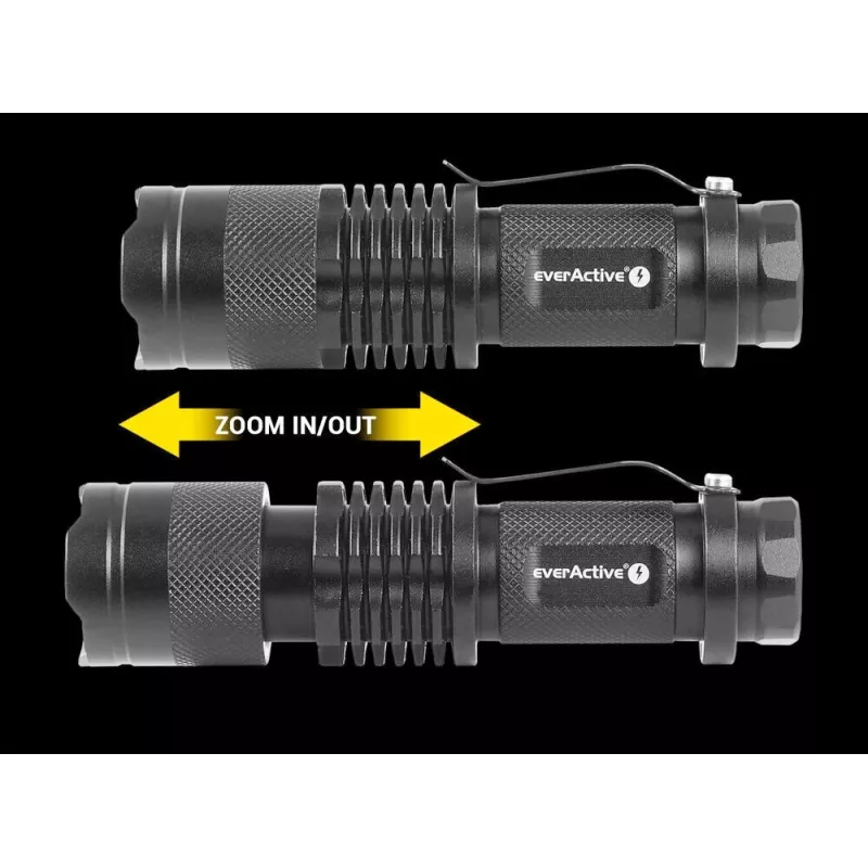LED ručná lampa everActive FL-180 Bullet s CREE XP-E2 LED