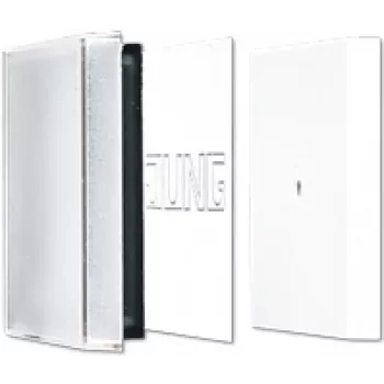 Kryt pre vypínač Jung LS 990 NAGL, biela, pre modulárne kolískové vypínače