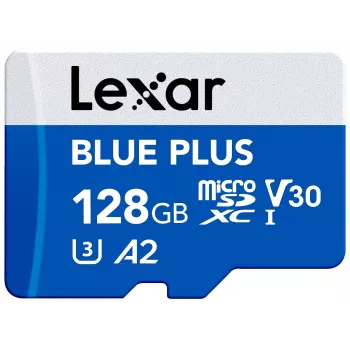 MicroSDXC pamäťová karta Lexar BLUE PLUS 128 GB UHS‑I U3 V30 170 MB/s