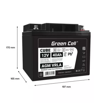 Batéria AGM VRLA 12V 40Ah IP54
