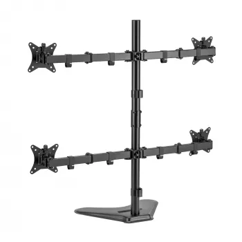 LCD držiak SBOX LCD-F048-2 pre 17–32 palcové displeje, podporuje 4×9 kg, VESA 100×100