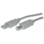 S Conn 77022 USB kábel sivý