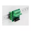 DeLOCK 66909 adaptér z D-Sub 15-pinového samca na 16-pinovú svorkovnicu na lištu DIN