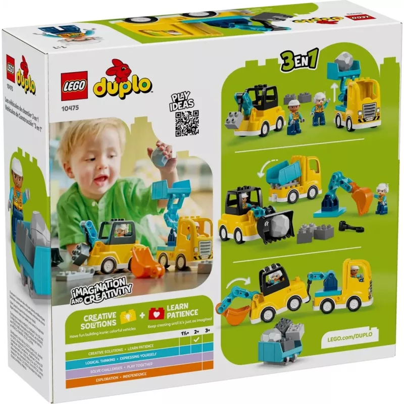 LEGO DUPLO 10475 3-in-1 Stavebné vozidlá