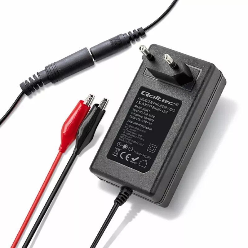 QOLTEC nabíjačka batérií 24V 19,2W, Model 52662