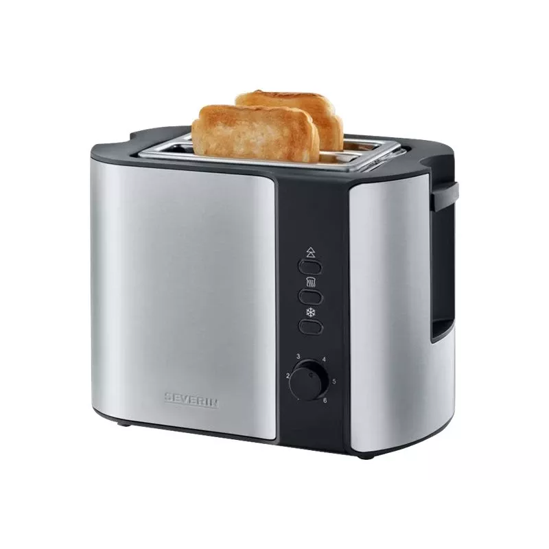 Severin 2589 2 plátky 800 W čierny, nehrdzavejúca oceľ