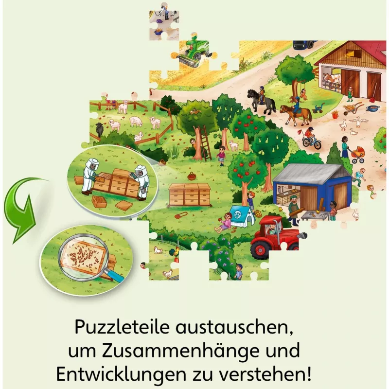 Kosmos 682651 puzzle detské puzzle 54 dielikov farma