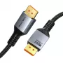 CABLETIME DisplayPort na DisplayPort kábel 16K 2.1, 2 m