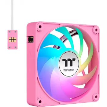 Thermaltake CT120 EX ARGB 120mm ružový 3-balík skriňový ventilátor