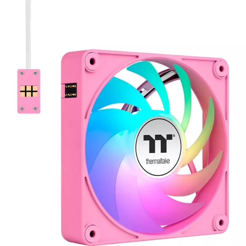 Thermaltake CT120 EX ARGB 120mm ružový 3-balík skriňový ventilátor