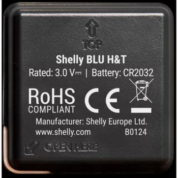 Shelly BLU H&T snímač teploty a vlhkosti (čierna)