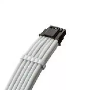 CableMod C-Series Pro ModMesh 16‑Pin na 4×8‑Pin Sleeved kábel pre Corsair Typ 3/4 napájacie zdroje, 60 cm, biela