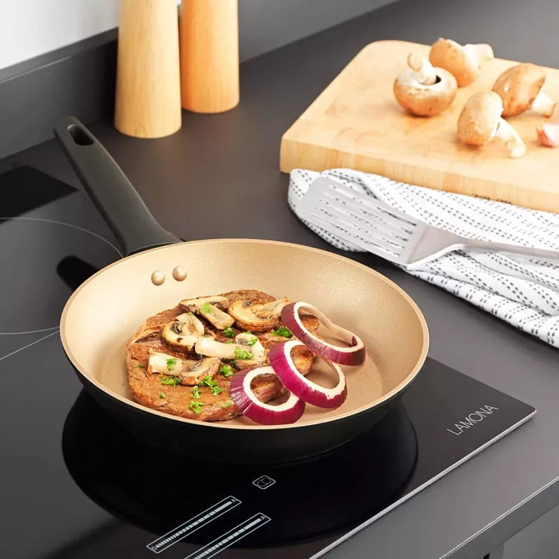 Panvica Russell Hobbs RH01666BEU7 24 cm, nepriľnavá, čierna