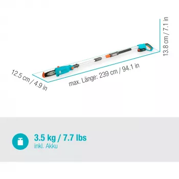 Gardena TCS 20 / 18V P4A 5 cm Lithium-Ion čierna modrá oranžová
