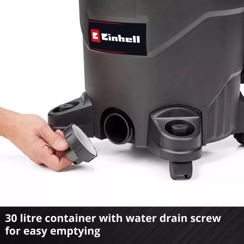 Einhell TC-VC 1930 A vysávač na mokré aj suché vysávanie, červený/čierny