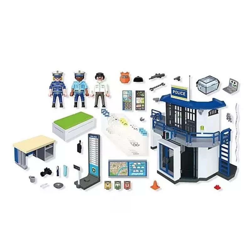 Playmobil Action Heroes 71874 policajná stanica s výsluchovou miestnosťou