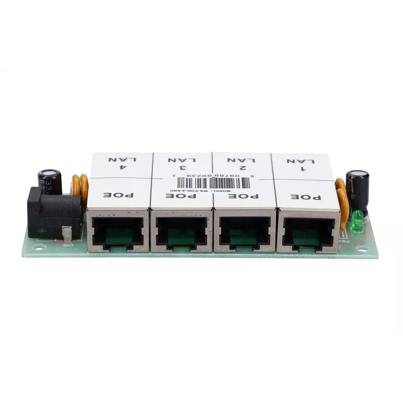 PoE injektor Extralink 4-portový 4x 100 Mb/s RJ45, Fast Ethernet, 48 V, bez skrine