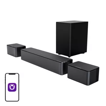 Soundbar Ultimea Poseidon D50 — model U2500, kompaktné domáce audio reproduktory pre TV a hudbu