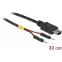 USB kábel DeLOCK 85414 Mini-USB B 0,3 m čierny