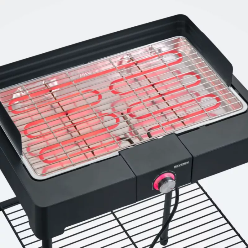 Severin PG8566 Barbecue & Grill Elektro čierny 2200 W (PG8566)