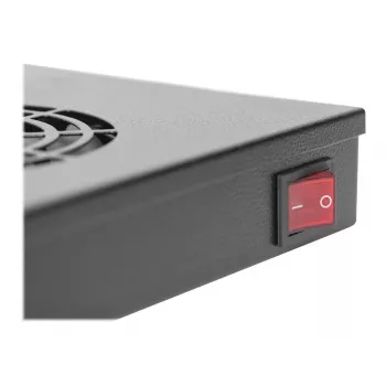 Ventilátorový panel Digitus DN-19 FAN-4-HO-SW