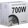 Inter-Tech SL-700 Plus - napájací zdroj (interný) - ATX12V 2.4 - AC 230 V - 700 Watt - aktívne PFC (88882141)