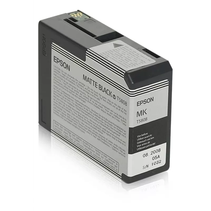 Atramentová náplň Epson C13T5808 matná čierna — originálna náplň Epson, matná čierna
