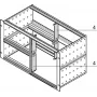 SCHROFF 64560010 19-palcový montážny materiál - príslušenstvo do racku (64560010)