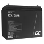 Uzavretá olovená UPS batéria Green Cell AGM25 12 V 75 Ah, VRLA, 75 Ah, 12 V, 21,3 kg