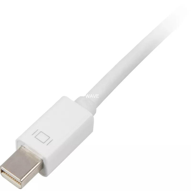 Sharkoon káblový adaptér Mini DisplayPort -> DVI 15cm biely