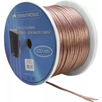Reproduktorový kábel Omnitronic 30300611, 2x2,5 mm², 100 m rolka