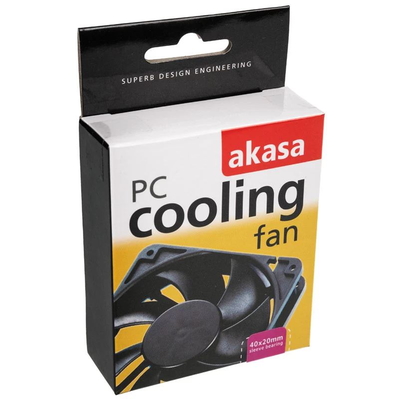 Skriňový ventilátor Akasa AK-4020MS čierny