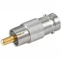 Microconnect BNCRCAADAPTOR káblový adaptér RCA BNC strieborný
