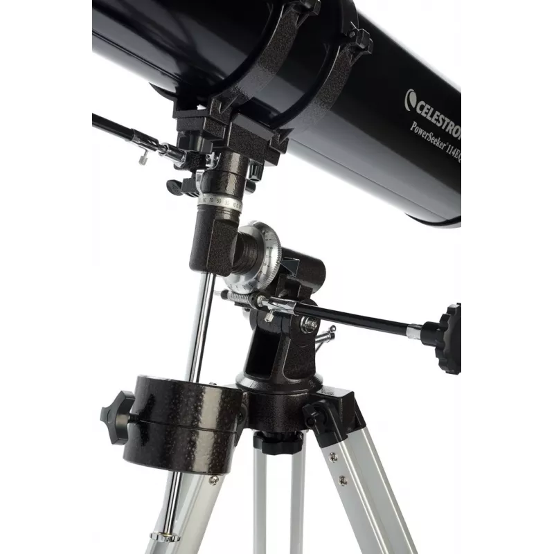 Celestron PowerSeeker 114EQ refraktor 45x čierna