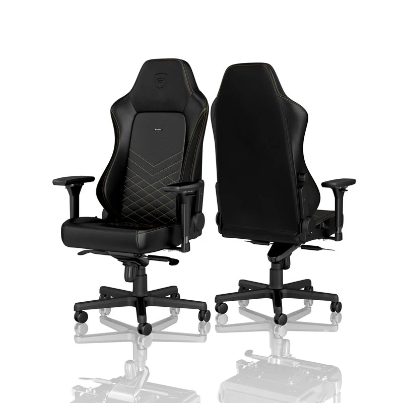 noblechairs HERO gamingová stolička - čierna/zlatá