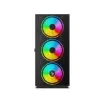 SAVIO PC skriňa Raptor X1 ARGB sklo/mesh čierna