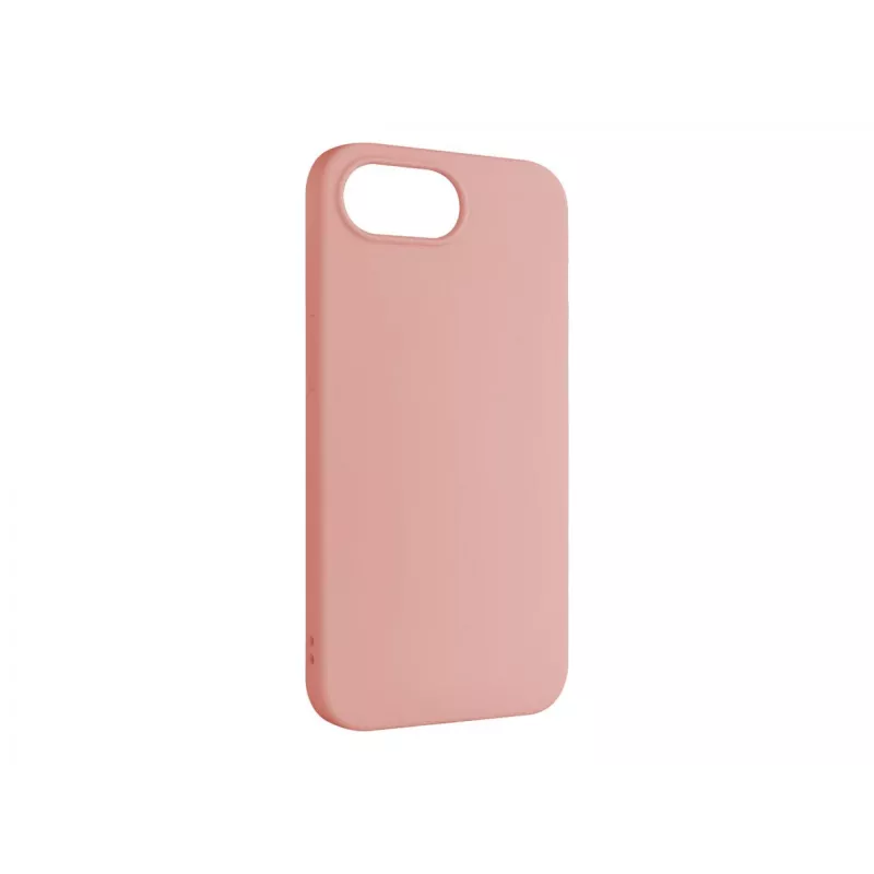 Zadný kryt na mobil FIXED pre Apple iPhone 16e, guma, ružový