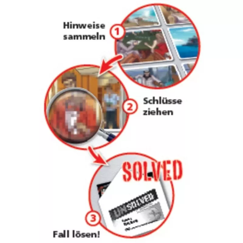 Unsolved - Tod to der Jacht, puzzle hra