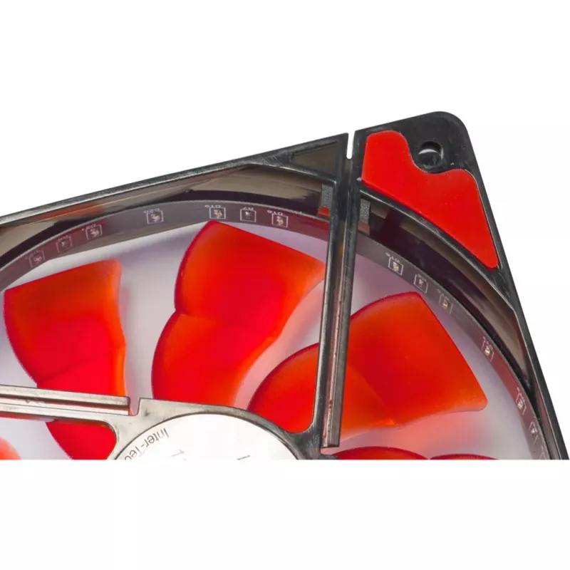 INTER-TECH Argus L-12025 120mm skriňový ventilátor - čierny