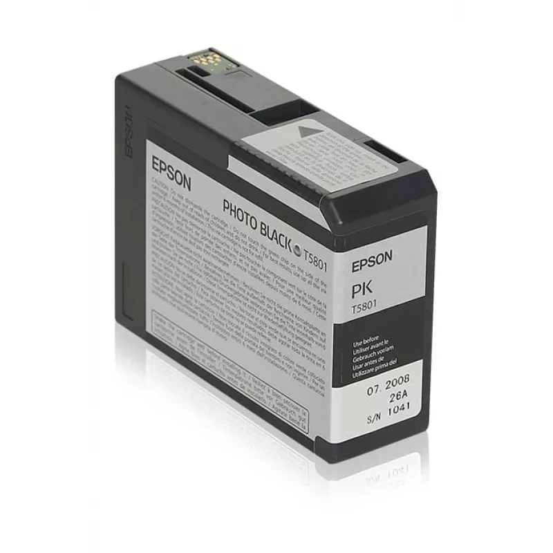 Epson T5801 (T580100) atramentová kazeta fotografická čierna, 80 ml