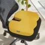 Leitz Ergo Cosy sedací vankúš, sedací vankúš, univerzálny, žltý, klin, jednofarebný, zips