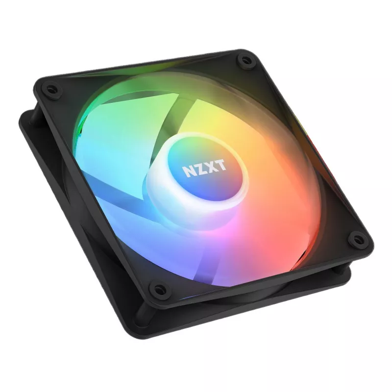 NZXT F120 RGB Core ventilátor do skrine 120 mm, 4-pinový PWM, čierny