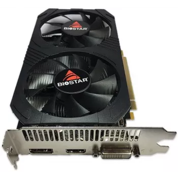 Grafická karta BIOSTAR Radeon RX 560 4 GB GDDR5, 128-bit, PCIe 3.0, 1275/1175 MHz, HDMI+DP+DVI