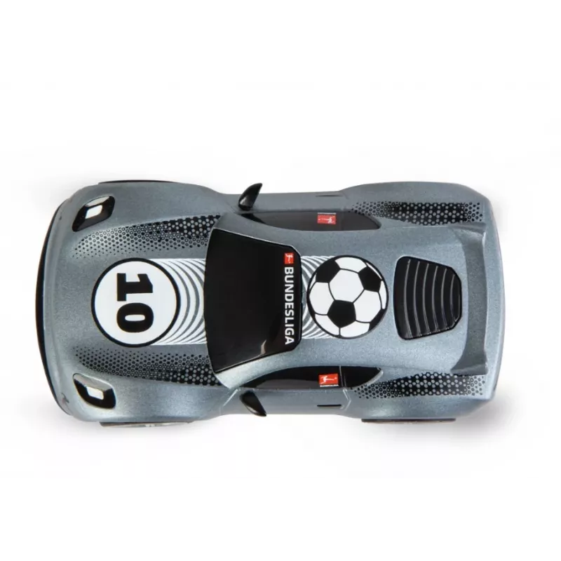 RC auto Bundesliga Mini RC 1:43 sivá