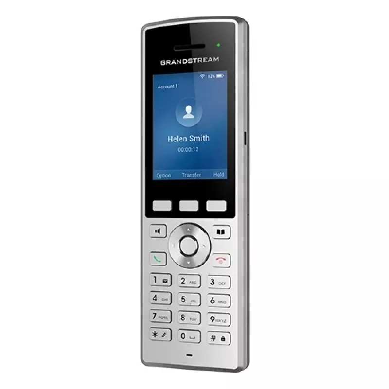 Grandstream Networks WP822 IP telefón čierny, strieborný 2 linky LCD Wi-Fi